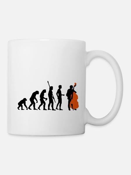 evolution_bass_2c - Tasse - Weiß
