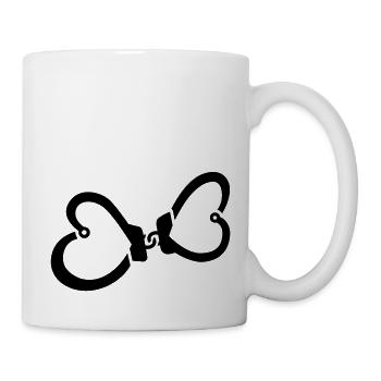 Heart bells - Mug - white - Right