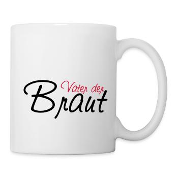 vater_der_braut - Tasse - Weiß - Rechts