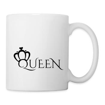 QUEEN AND KING PARTNERLOOK - Tasse - Weiß - Rechts