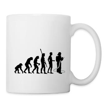 evolution_feuerwehr_b_2c - Mug blanc - blanc - Droite