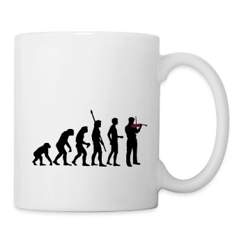 evolution_geiger - Mug blanc - blanc - Droite