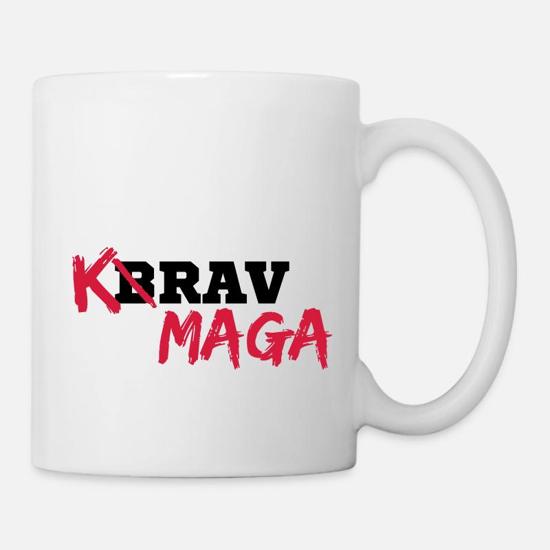 Krav Maga - Tasse - Weiß