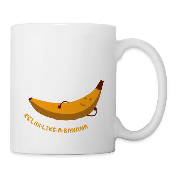 Relax Like A Banana - Mug - white - Right
