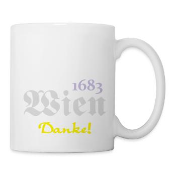 1683 Wien - Danke (3) - Tasse - Weiß - Rechts