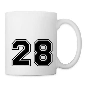28 - Tasse - Weiß - Rechts