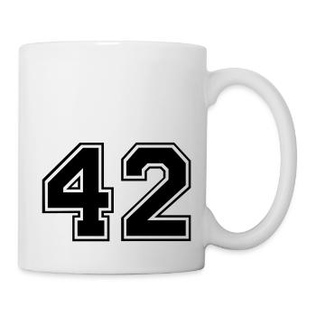 42 - Tasse - Weiß - Rechts