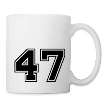 47 - Tasse - Weiß - Rechts