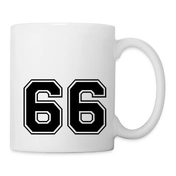 66 - Tasse - Weiß - Rechts