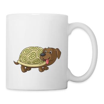 Cute cartoon Dachshund Toad - Mug - white - Right