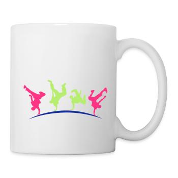 Break Dance Hip-Hop-danseur18 - Tasse - Weiß - Rechts