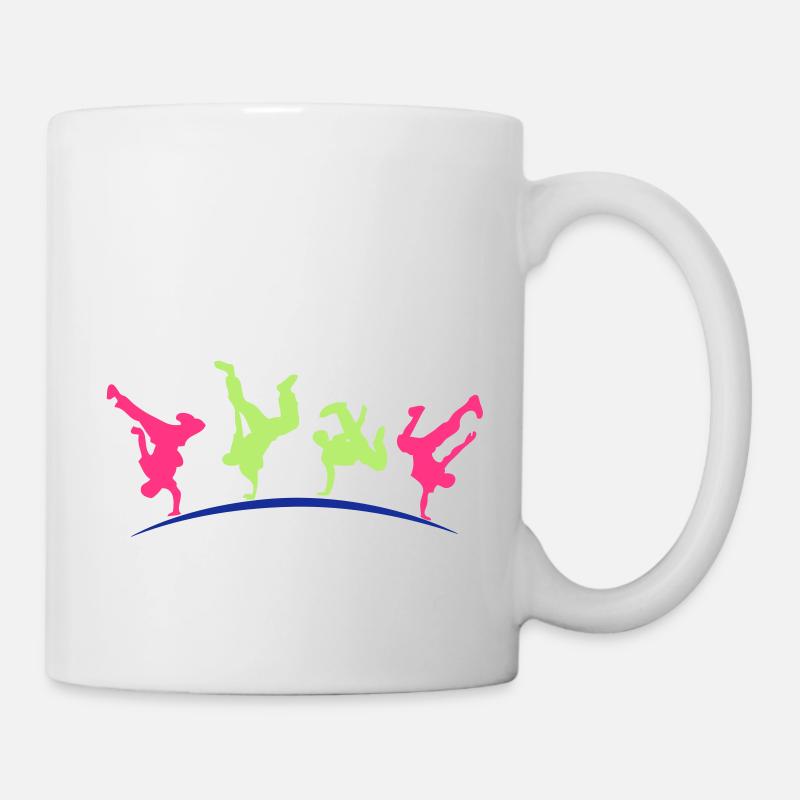 break dance hip hop danseur18 - Mug - white