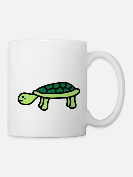 turtle - Tasse - Weiß