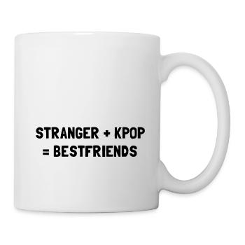 STRANGER PLUS KPOP EQUALS BESTFRIENDS - Mug - white - Right