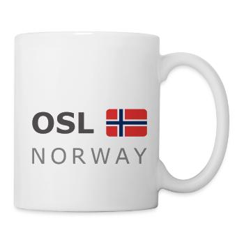 OSL NORWAY dark-lettered 400 dpi - Mug - white - Right