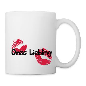 Omas Liebling - Tasse - Weiß - Rechts