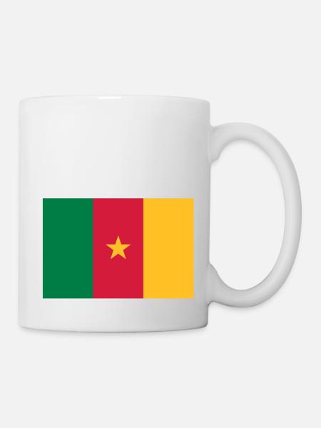 Drapeau Cameroun - Cameroon flag - Kamerun flagge - Mug blanc - blanc