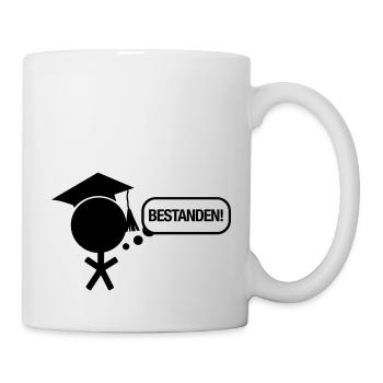 bestanden_student_f1 - Mug blanc - blanc - Droite