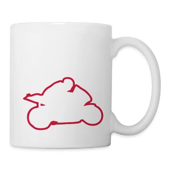 speed motorcycle racing motorcycle race4 - Mug - white - Right