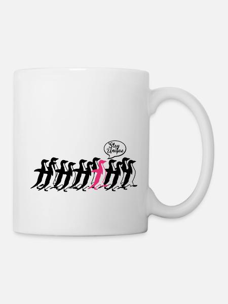 stay unique - Tasse - Weiß