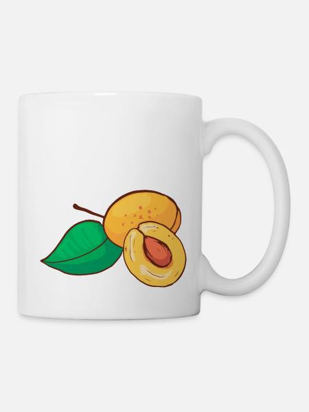 Mirabelle Prune jaune Prune - Mug blanc - blanc