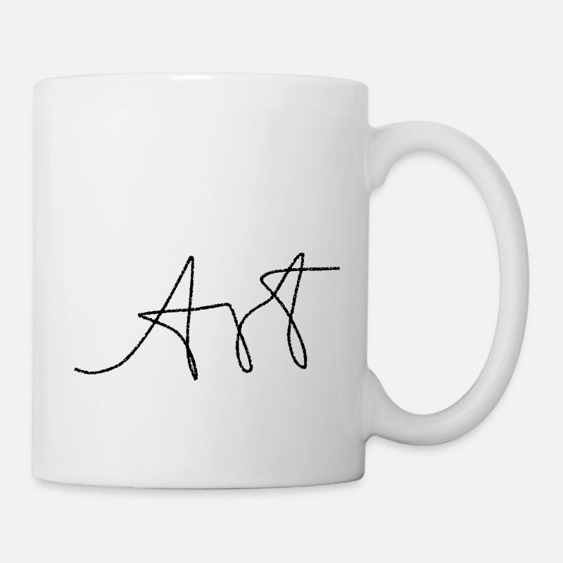 Art / Art / Inscription - Mug blanc - blanc