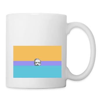 head of man - Mug - white - Right