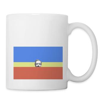 Head of man - Mug - white - Right