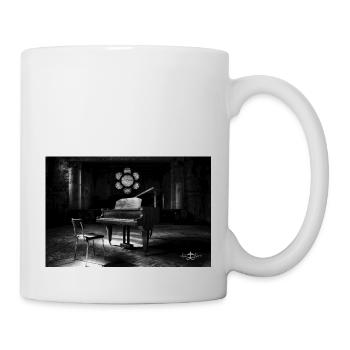 Lost Place - piano (logo) - Mug blanc - blanc - Droite