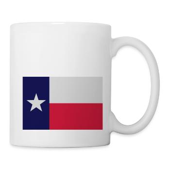 Flag of Texas - drapeau texas (USA) - Mug blanc - blanc - Droite