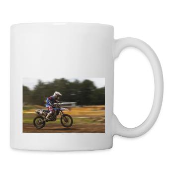 motocross - Mug blanc - blanc - Droite
