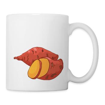 Patates douces, patates douces, pommes terre, pomme - Mug blanc - blanc - Droite