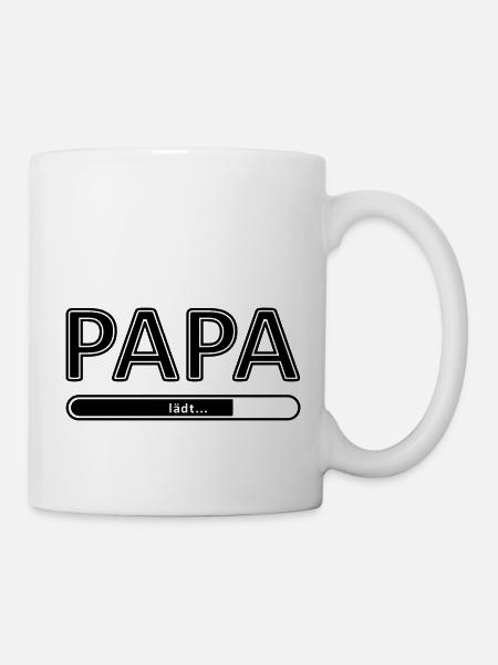 pregnant papa pregnancy - Mug - white