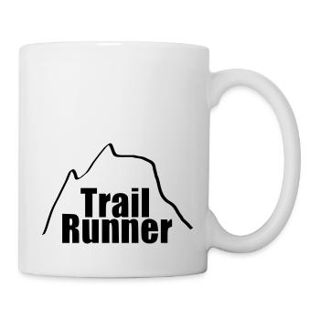 Trail runners run runner sports gift - Mug - white - Right