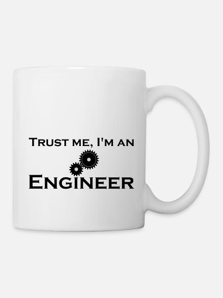 trust me i'm an engineer - Mug - white