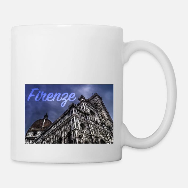 Cathédrale de Florence Italie Toscane - Mug blanc - blanc