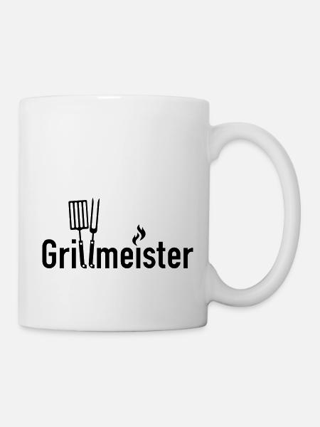 GRILLMEISTER - Grill Master BBQ, Grilling, - Mug - white