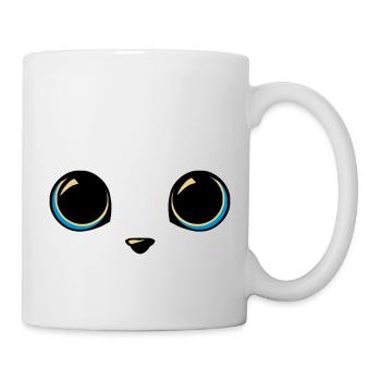 Katzenaugen - Tasse - Weiß - Rechts