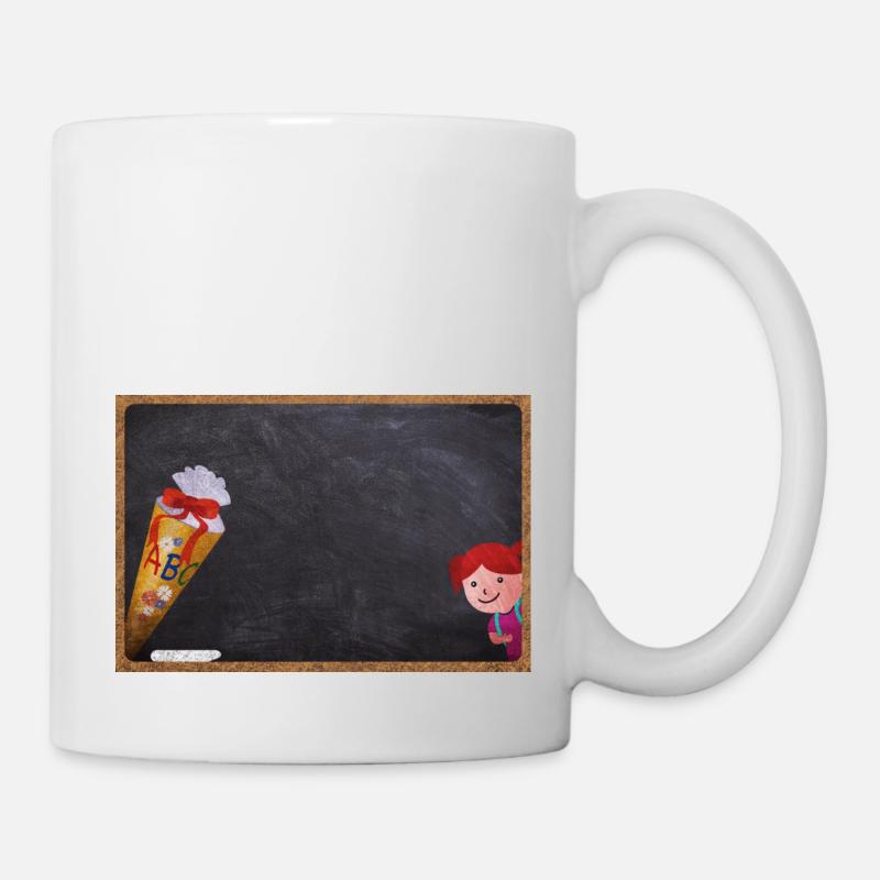 Erster Schultag - Tasse - Weiß