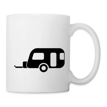 wohnwagen_a - Mug blanc - blanc - Droite