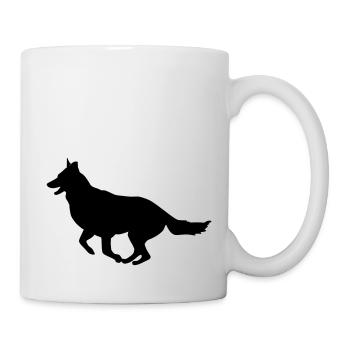 Schäferhund_cb - Tasse - Weiß - Rechts