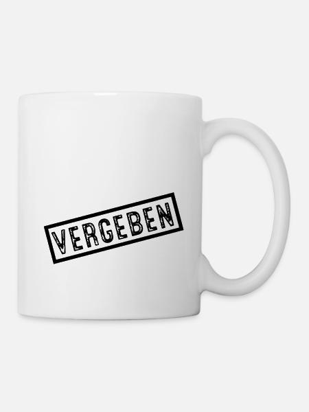 Vergeben - Tasse - Weiß