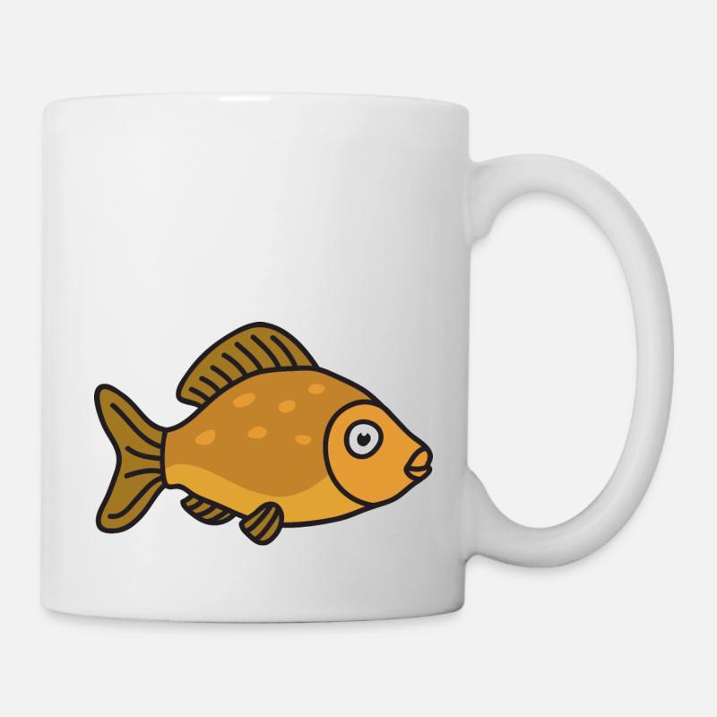 Pêche au poisson carpe - Mug blanc - blanc