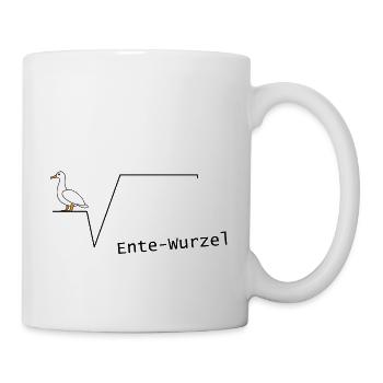 Duck root mathematics mathematic algebra geometri - Mug - white - Right