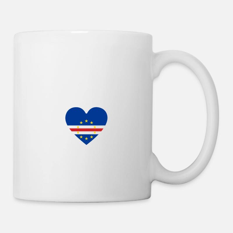 Cap-Vert Cape Verde Cabo Verde Cadeau De Drapeau - Mug blanc - blanc