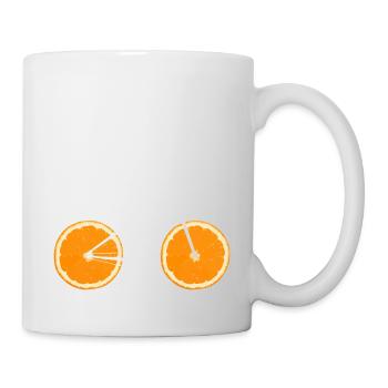 Fruit Bicycle Citron Lime Orange / Cadeau - Mug blanc - blanc - Droite
