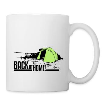 Back at home! - Tasse - Weiß - Rechts