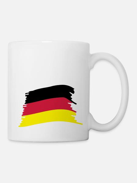 '-Flagge - Tasse - Weiß