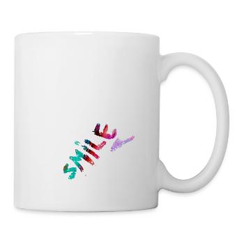 Smile Bunt - Tasse - Weiß - Rechts