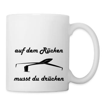 Segelflieger Modellflieger Kunstflug Geschenk - Tasse - Weiß - Rechts